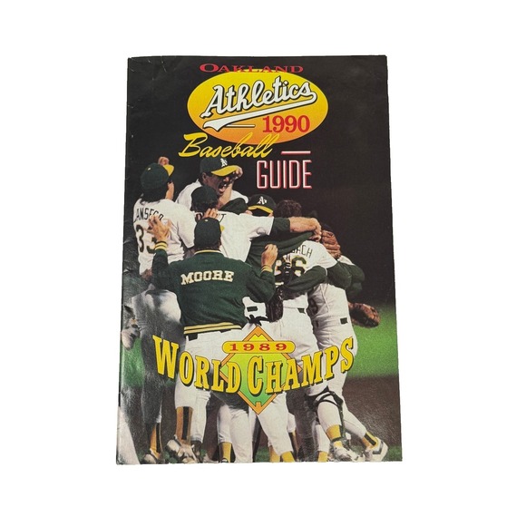 Other - Oakland Athletics 1990 Baseball Guide 1989 World Champs A's Mailer